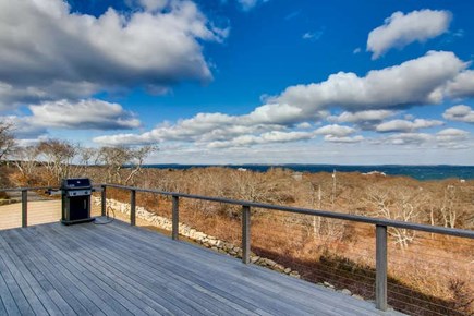 Aquinnah Martha's Vineyard vacation rental - Deck view left