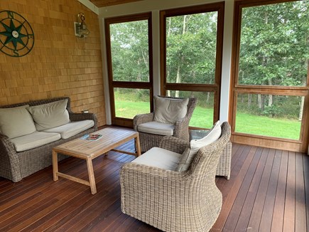 Oak Bluffs Martha's Vineyard vacation rental - Screened  porch