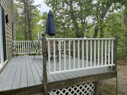 Edgartown Martha's Vineyard vacation rental - Back deck