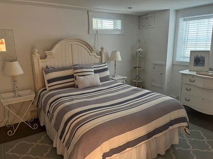 Edgartown Martha's Vineyard vacation rental - Spacious, yet cozy lower level bedroom with queen bed