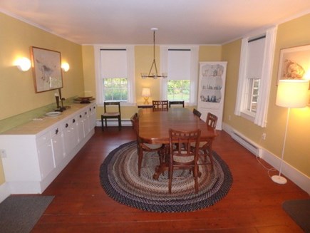 Chilmark Martha's Vineyard vacation rental - Old Vineyard Dining area with adorable built ins