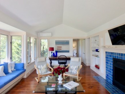 Chilmark Martha's Vineyard vacation rental - Living Room with television