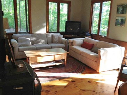 West Tisbury Martha's Vineyard vacation rental - Living area in the morning