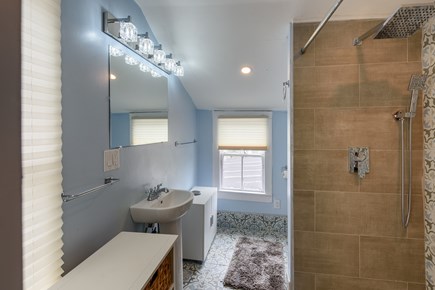 Oak Bluffs Martha's Vineyard vacation rental - Blue Bathroom Suite Shower Spa, Second Floor