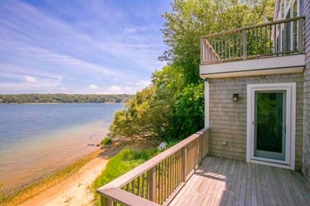 Vineyard Haven Martha's Vineyard vacation rental - Lower Level Deck Overlooking Lagoon