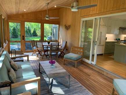 Edgartown, Ocean Heights Martha's Vineyard vacation rental - Spacious screened porch