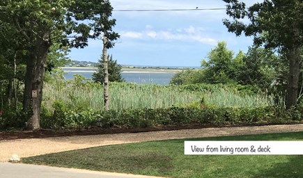 Edgartown, Ocean Heights Martha's Vineyard vacation rental - View from living room & deck
