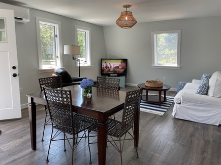 Edgartown Martha's Vineyard vacation rental - Comfortable open living and dining space with flat screen TV.