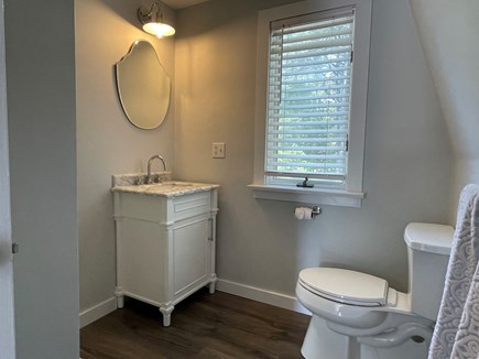 Edgartown Martha's Vineyard vacation rental - Bathroom with glass stall shower