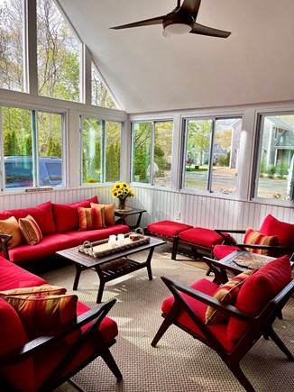 Oak Bluffs Martha's Vineyard vacation rental - Screened Porch.