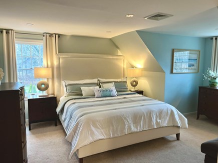 Oak Bluffs Martha's Vineyard vacation rental - Master Bedroom with King size Bed and Private Bathroom.