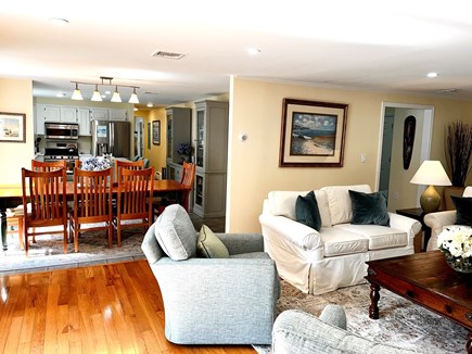 Oak Bluffs Martha's Vineyard vacation rental - Open Concept Living Room and Dining Area.