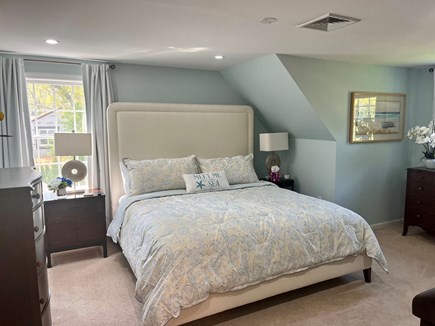 Oak Bluffs Martha's Vineyard vacation rental - Master Bedroom with King Size Bed and En Suite Bathroom.