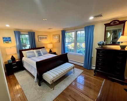 Oak Bluffs Martha's Vineyard vacation rental - First Floor Bedroom with Queen Size Bed.
