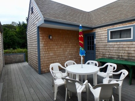 Oak Bluffs Martha's Vineyard vacation rental - Imagine sipping a beverage of choice on recently renovated deck.