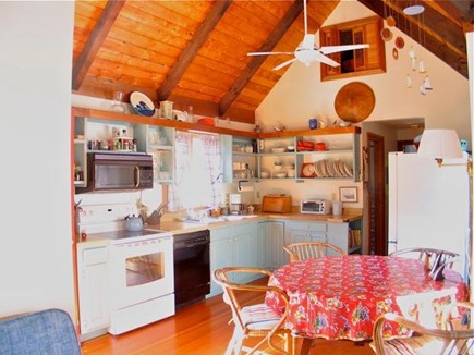Oak Bluffs Martha's Vineyard vacation rental - Fully equipped kitchen opens via sliding doors to a deck