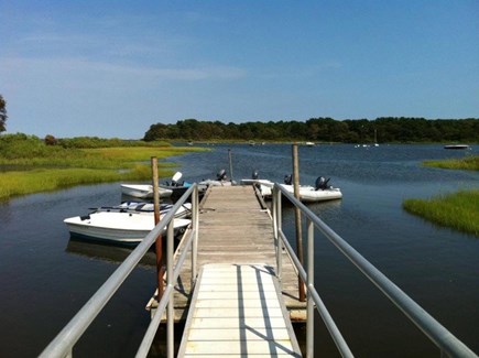 Oak Bluffs Martha's Vineyard vacation rental - Hidden Cove dock access to Sengekontacket Pond.