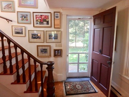 West Tisbury Martha's Vineyard vacation rental - Stairway and Front Door