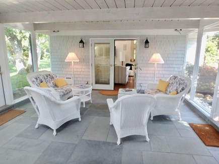 West Tisbury Martha's Vineyard vacation rental - Guest room with kitchenette and desk space.