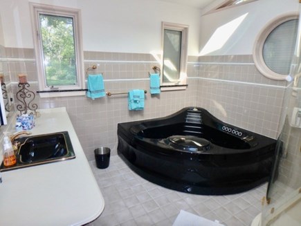 West Tisbury Martha's Vineyard vacation rental - King bedroom with generous views of the Vineyard Sound.
