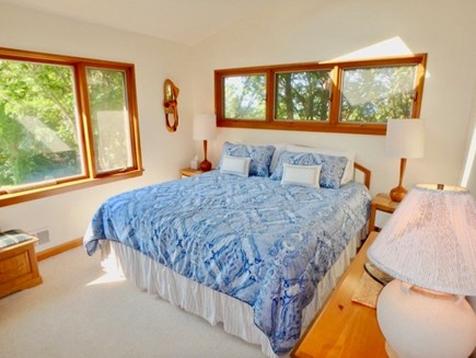 West Tisbury Martha's Vineyard vacation rental - Twins bedroom with generous views of the Vineyard Sound.