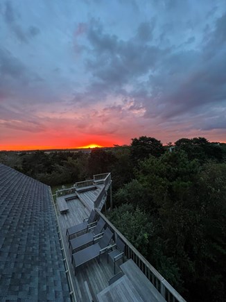 Katama-Edgartown, Katama  Martha's Vineyard vacation rental - Sunrise from 360 rooftop deck