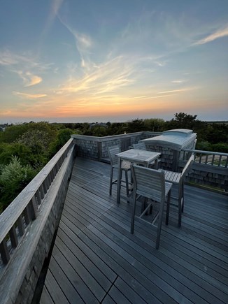 Katama-Edgartown, Katama  Martha's Vineyard vacation rental - Sunset view from 360 rooftop deck