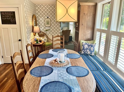 Oak Bluffs Martha's Vineyard vacation rental - Cozy window seat that everyone loves to hang out at!