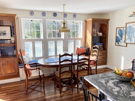 Oak Bluffs Martha's Vineyard vacation rental - Cozy window seat in dining area where everyone loves to gather.