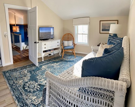 Oak Bluffs Martha's Vineyard vacation rental - Upstairs suite #1 with seating area and Smart tv
