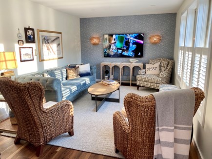 Oak Bluffs Martha's Vineyard vacation rental - Cozy living room with 65” Smart tv