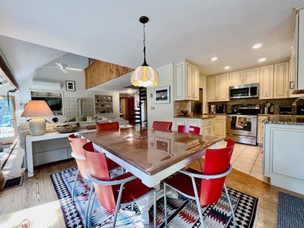 West Tisbury Martha's Vineyard vacation rental - Open and bright dining room and living room!