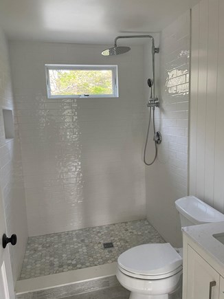 West Tisbury Martha's Vineyard vacation rental - Large walk in tiled shower. One of two baths.