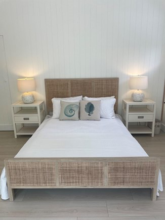 West Tisbury Martha's Vineyard vacation rental - Lovely large bedroom with sliders to the back yard.