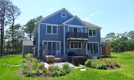 Oak Bluffs, Preserves Martha's Vineyard vacation rental - Patio in the back yard for grilling, relaxing and entertaining