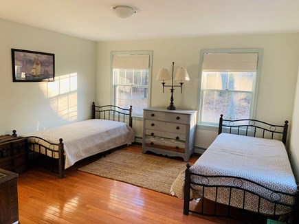 Vineyard Haven, West Chop Martha's Vineyard vacation rental - Very large first floor bedroom with two double beds.