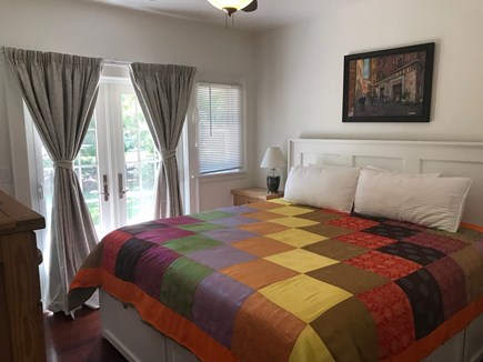 Oak Bluffs, East Chop Martha's Vineyard vacation rental - First Floor Master with a Queen Bed Opens to the Deck