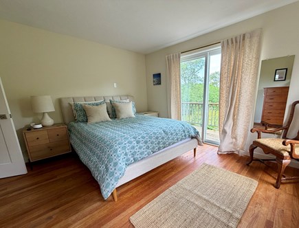 West Tisbury Martha's Vineyard vacation rental - Queen east with slider