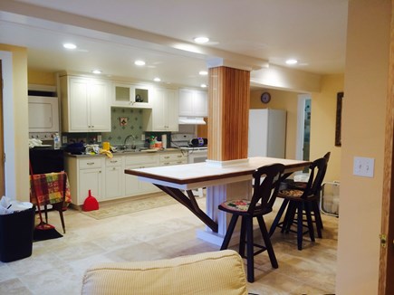 West Tisbury Martha's Vineyard vacation rental - Kitchen and dining counter from living room