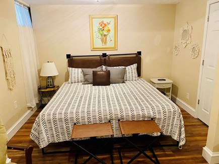 Oak Bluffs Martha's Vineyard vacation rental - Basement Bedroom Suite with King Bed