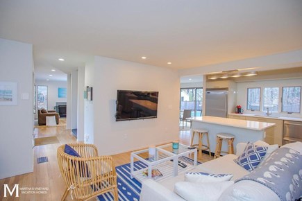 Edgartown Martha's Vineyard vacation rental - Living area and Kitchen