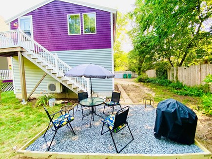 Oak Bluffs Martha's Vineyard vacation rental - Private entrance with patio and grill