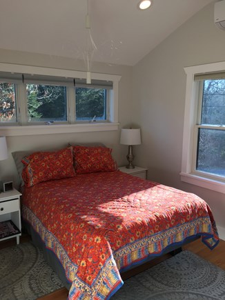 Chilmark Martha's Vineyard vacation rental - The upstairs bedroom fills with sunshine and moonlight.