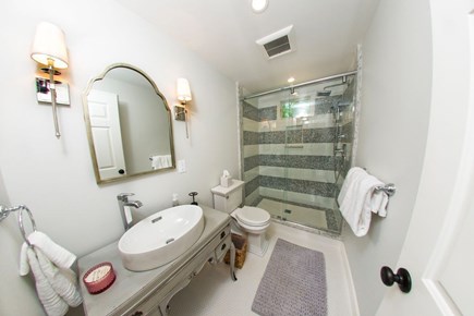 Edgartown Martha's Vineyard vacation rental - First floor bathroom with a heated floor.