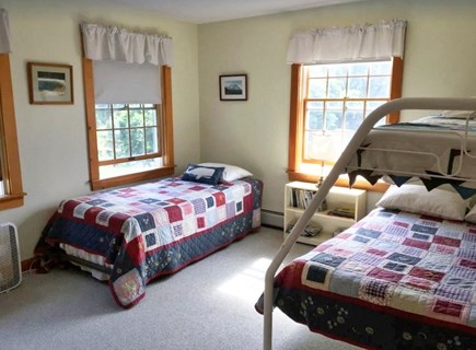 Aquinnah Martha's Vineyard vacation rental - 1 full bed 2 twin beds, full dresser and closet