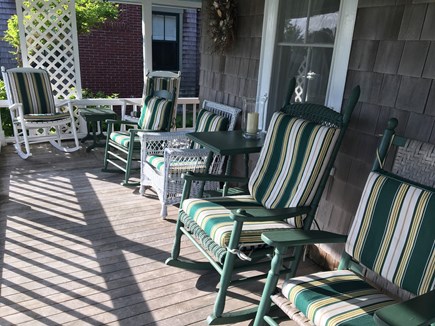 Oak Bluffs Martha's Vineyard vacation rental - Front porch with rocking chairs