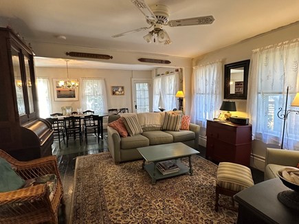 Oak Bluffs Martha's Vineyard vacation rental - Living room area looking toward the dinning room area