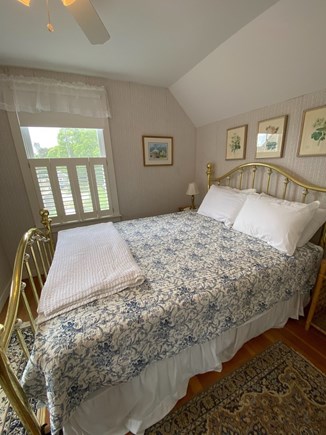 Oak Bluffs Martha's Vineyard vacation rental - 3rd bedroom with queen bed, window is facing south