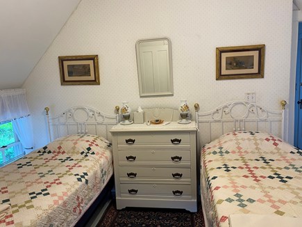 Oak Bluffs Martha's Vineyard vacation rental - One bedroom with two twin beds and closet