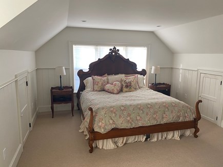Edgartown Martha's Vineyard vacation rental - Queen Room with full bath above garage and separate from house
